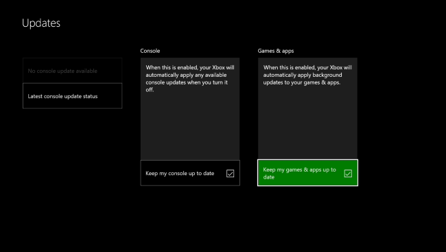 Xbox one game updates list